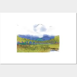 Mountain Meadow Lake Posters and Art